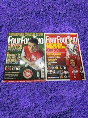Four Four Two Magazine April 2012 Robin Van Persie Arsenal & 2013 Man U